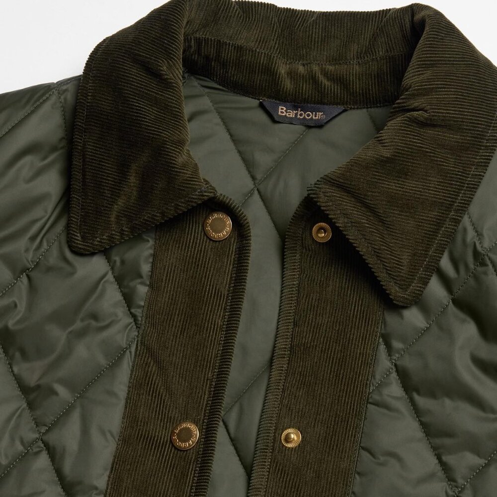 NWT Barbour Highcliffe Quilted Jacket Sage - Picture 4 of 7